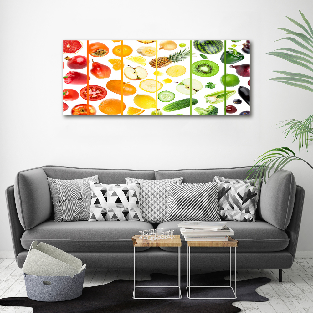 Acrylic wall art Fruits and vegetables