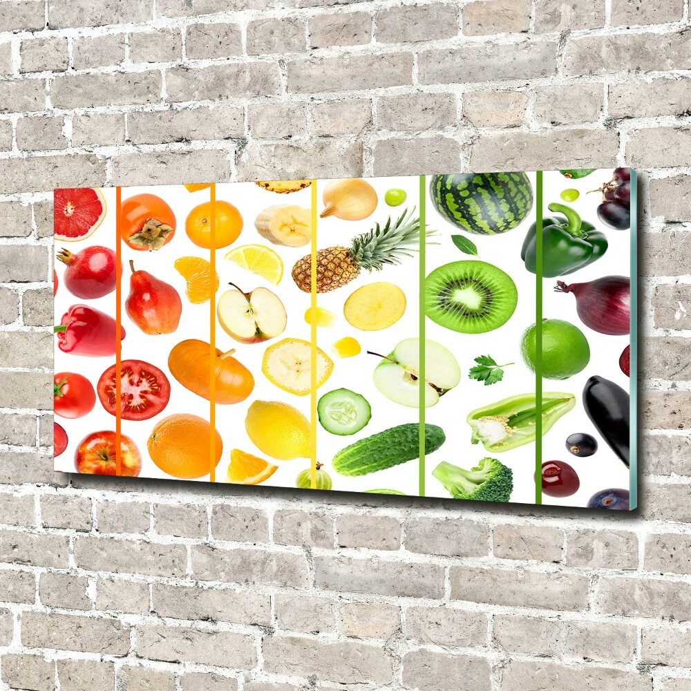 Acrylic wall art Fruits and vegetables