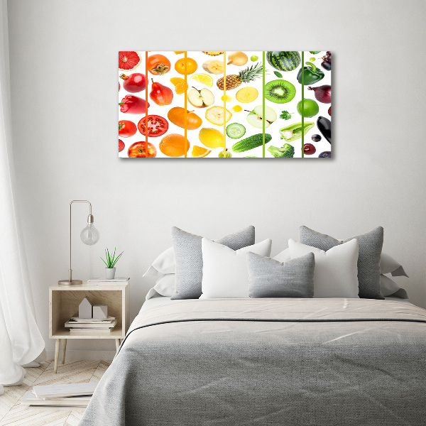 Acrylic wall art Fruits and vegetables