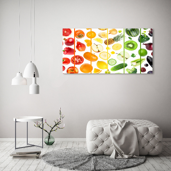 Acrylic wall art Fruits and vegetables