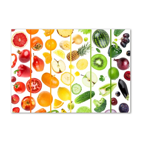 Acrylic wall art Fruits and vegetables