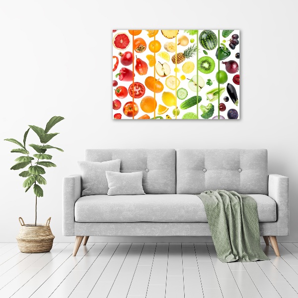 Acrylic wall art Fruits and vegetables