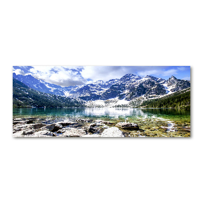 Glass acrylic wall art Morskie Oko Tatry