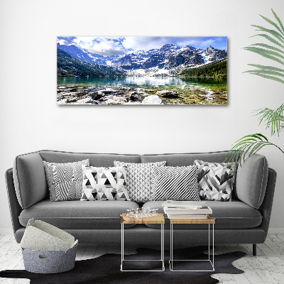 Glass acrylic wall art Morskie Oko Tatry