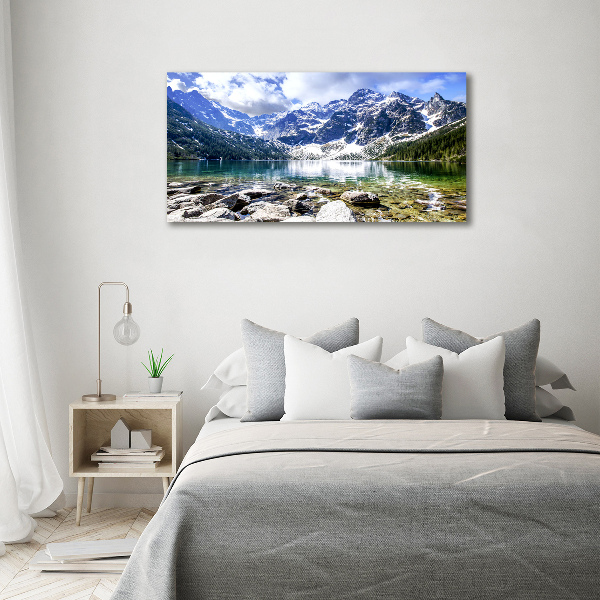 Glass acrylic wall art Morskie Oko Tatry