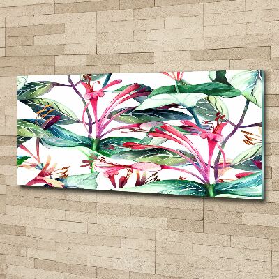 Wall art acrylic Honeysuckle