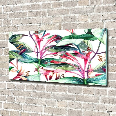 Wall art acrylic Honeysuckle