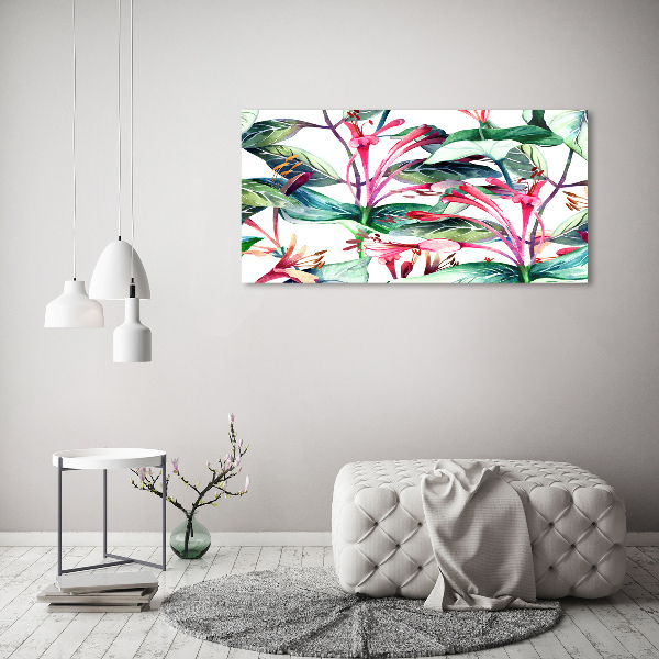 Wall art acrylic Honeysuckle