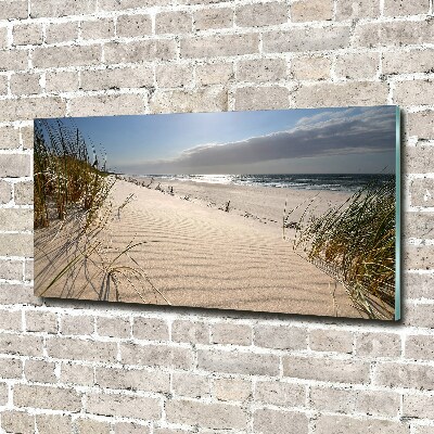 Acrylic wall picture Mrzeżyno beach