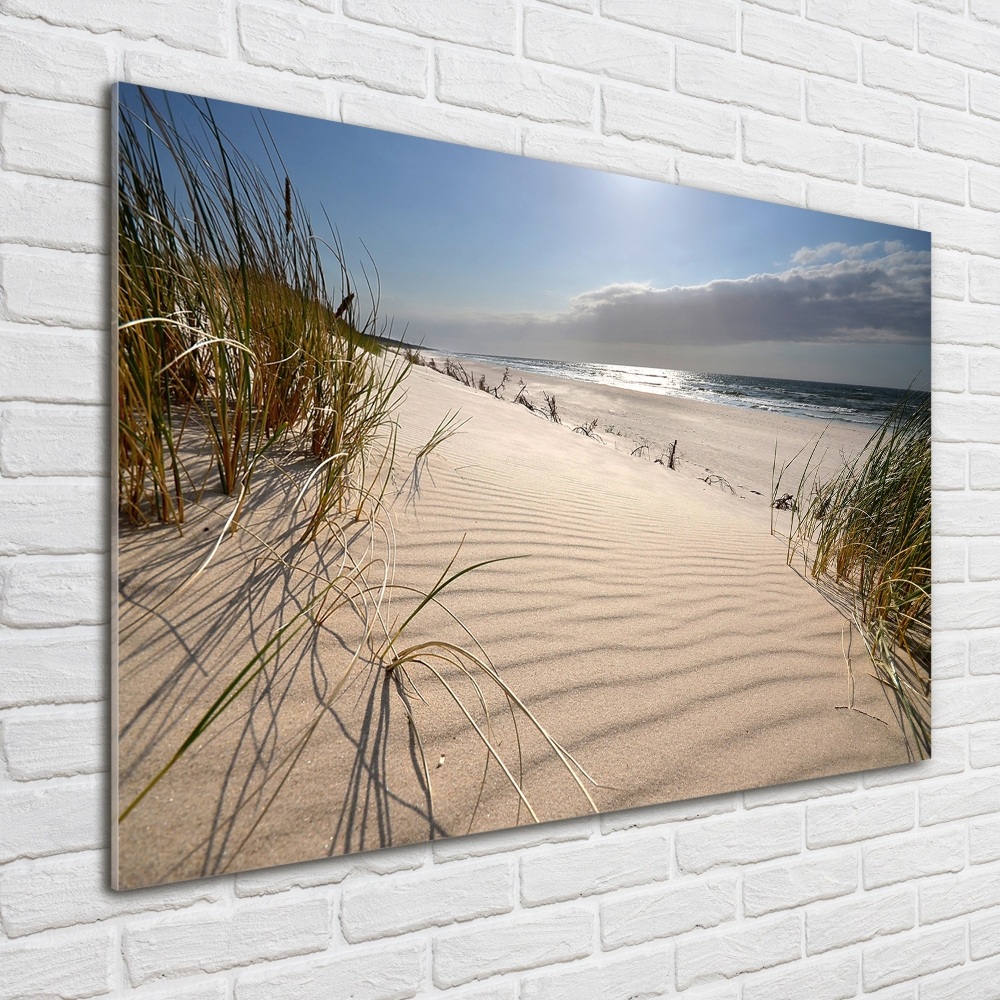 Acrylic wall picture Mrzeżyno beach