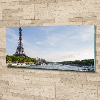 Glass acrylic wall art Eiffel Paris tower