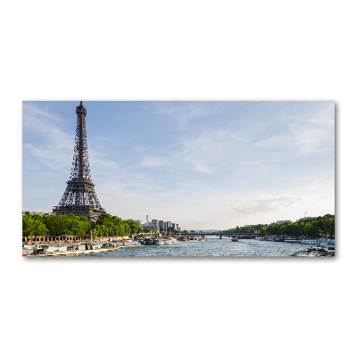 Glass acrylic wall art Eiffel Paris tower