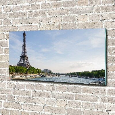 Glass acrylic wall art Eiffel Paris tower