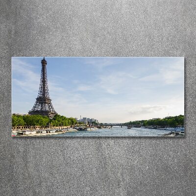 Glass acrylic wall art Eiffel Paris tower