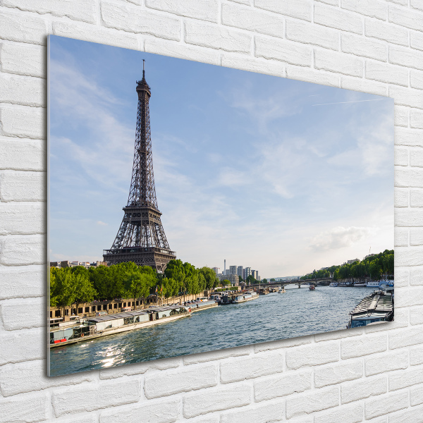 Glass acrylic wall art Eiffel Paris tower