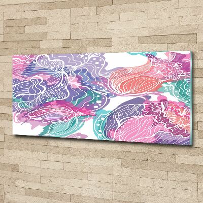 Acrylic wall art Magic Flowers