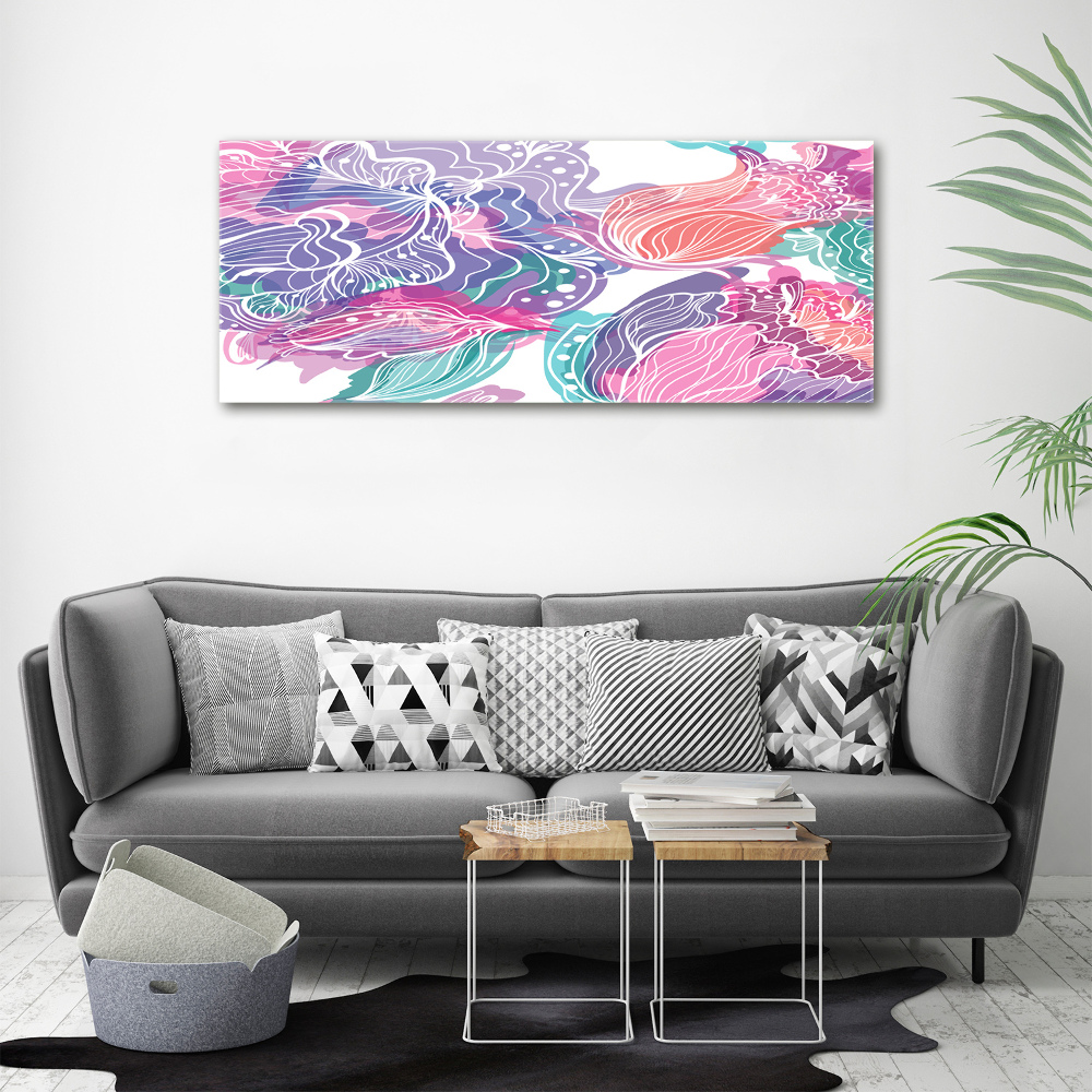 Acrylic wall art Magic Flowers