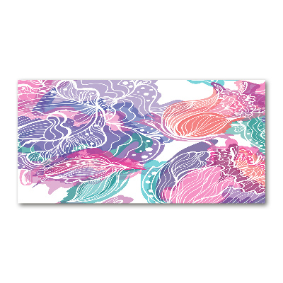 Acrylic wall art Magic Flowers