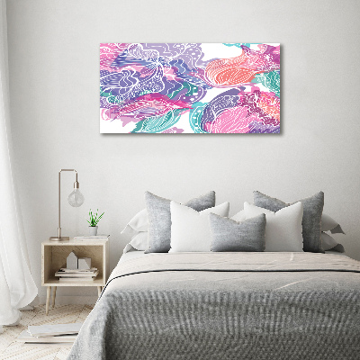 Acrylic wall art Magic Flowers