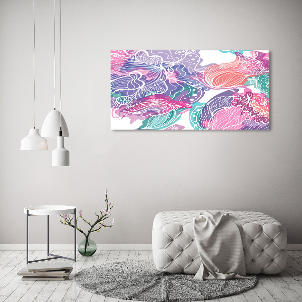 Acrylic wall art Magic Flowers