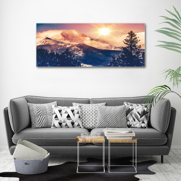 Acrylic wall picture Colorado mountains