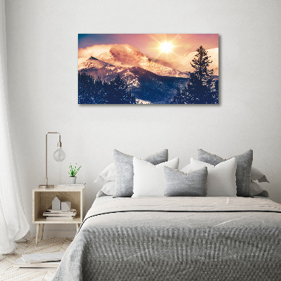 Acrylic wall picture Colorado mountains