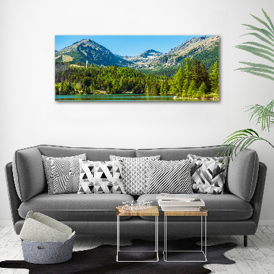 Acrylic wall picture Lake in the mountains