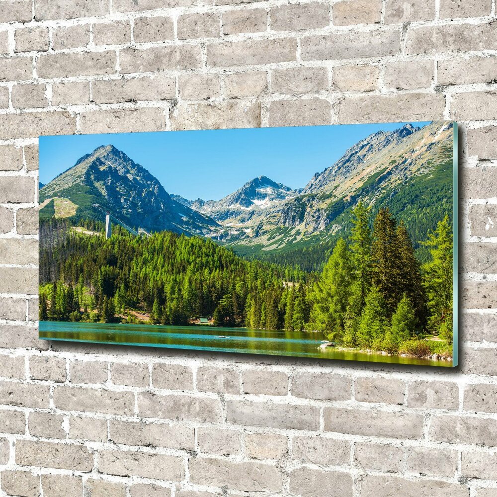 Acrylic wall picture Lake in the mountains