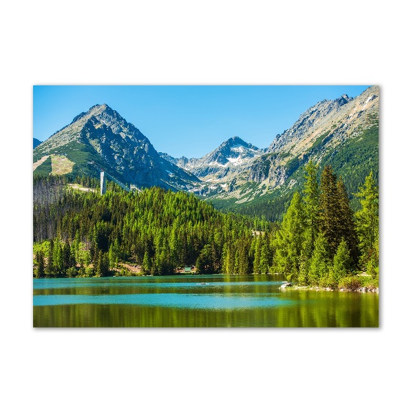 Acrylic wall picture Lake in the mountains