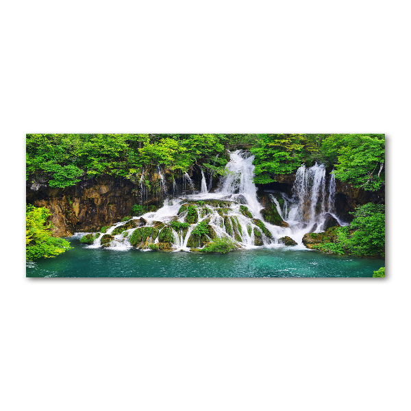 Acrylic wall picture Waterfall in the mountains