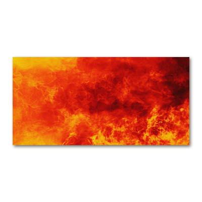 Wall art acrylic Flames