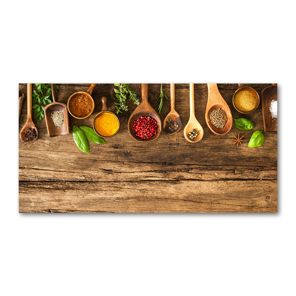 Wall art acrylic Wood spices