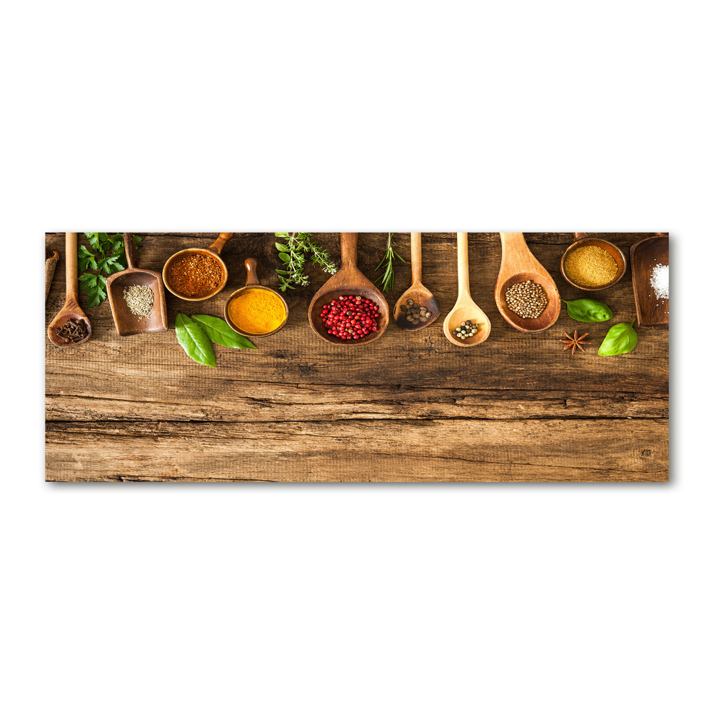 Wall art acrylic Wood spices