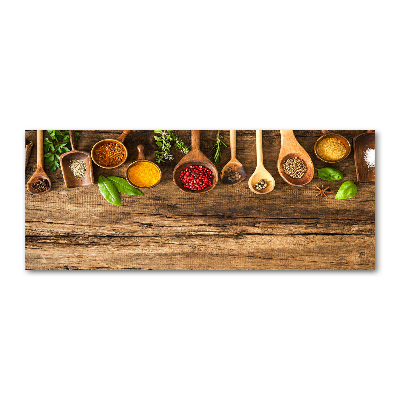 Wall art acrylic Wood spices