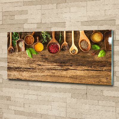 Wall art acrylic Wood spices