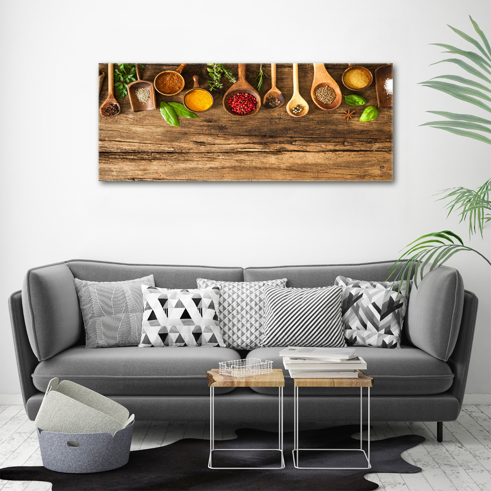 Wall art acrylic Wood spices