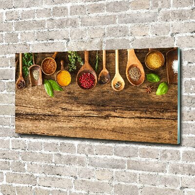 Wall art acrylic Wood spices