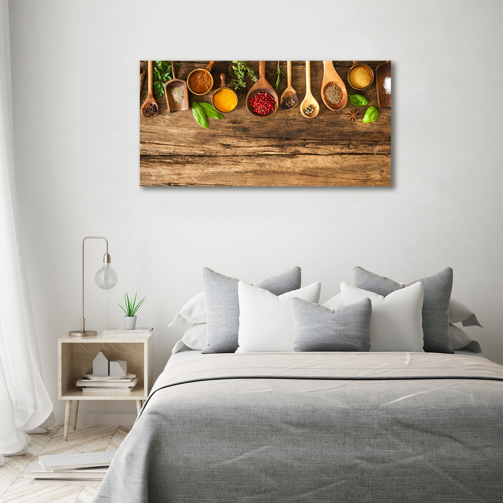 Wall art acrylic Wood spices