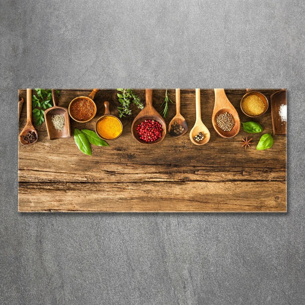 Wall art acrylic Wood spices