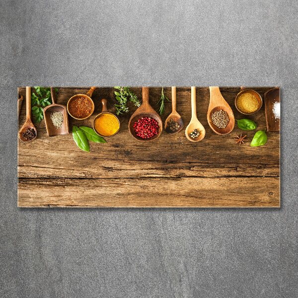 Wall art acrylic Wood spices