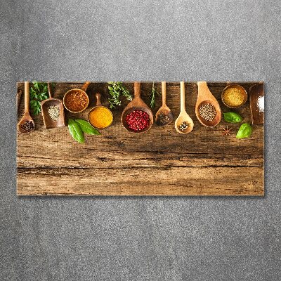 Wall art acrylic Wood spices