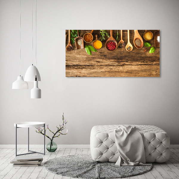 Wall art acrylic Wood spices