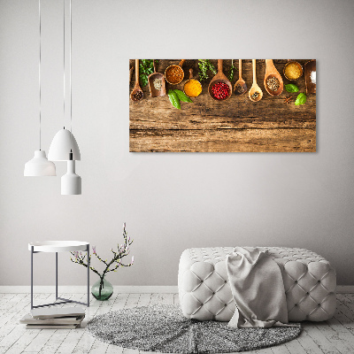 Wall art acrylic Wood spices