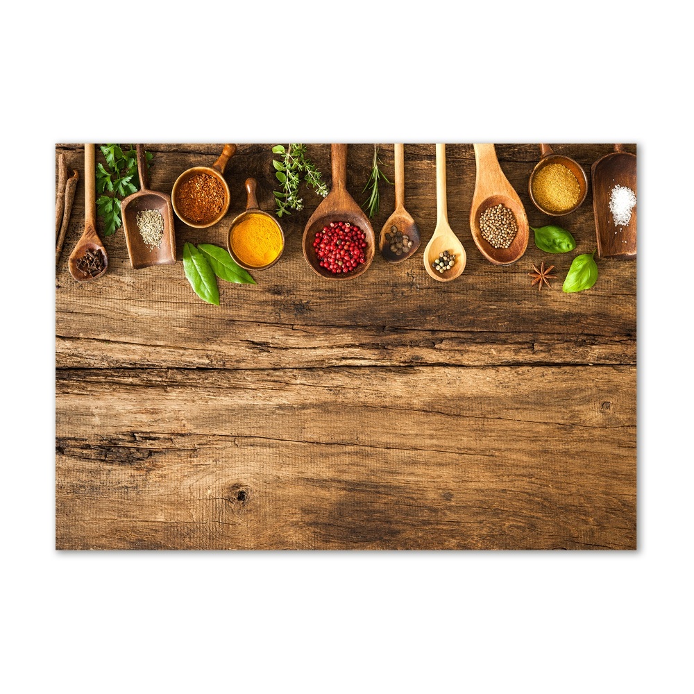 Wall art acrylic Wood spices