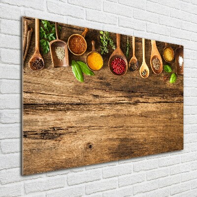 Wall art acrylic Wood spices