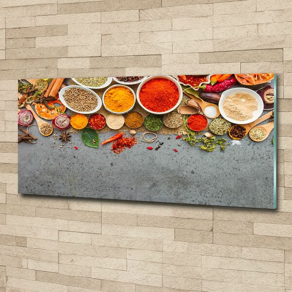 Wall art acrylic A mixture of spices