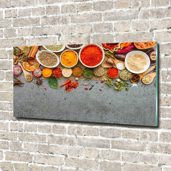 Wall art acrylic A mixture of spices