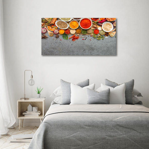 Wall art acrylic A mixture of spices