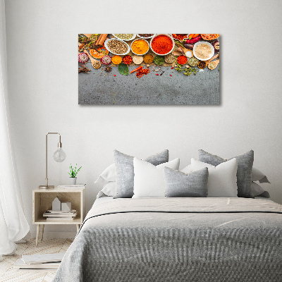 Wall art acrylic A mixture of spices