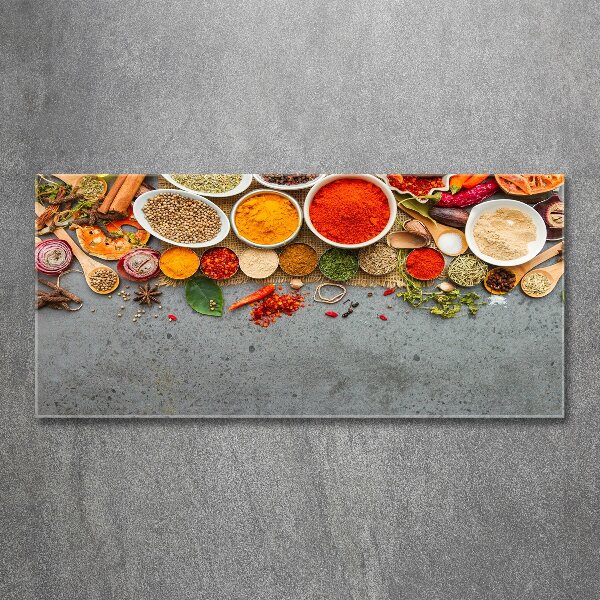 Wall art acrylic A mixture of spices